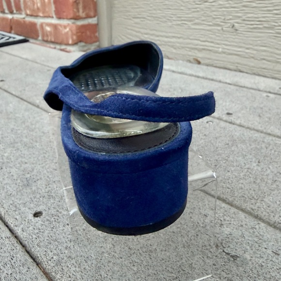 Veronica Beard Cecile Women Size 6.5M Indigo Black Slingback Cap Toe Block Heels - Picture 6 of 13